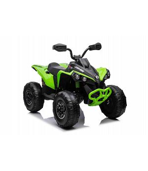 Quad eléctrico Can-am Renegade 12V niños 2-7 años, 2 motores, ruedas eva, verde  INDA278-BNQUADCAN-AMV